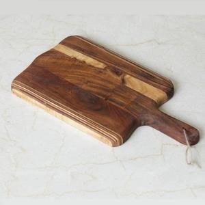 Planche à découper compacte en bois - Non toxique, facile à nettoyer, compatible lave-vaisselle, épaisseur 1,3 cm, design rectangulaire - Product Image 2