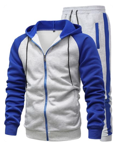 Ensemble de survêtement 2 pièces pour homme – Tenue de sport décontractée avec cordon de serrage à la taille pour la course, le jogging et l'entraînement en salle de sport - Product Image 3
