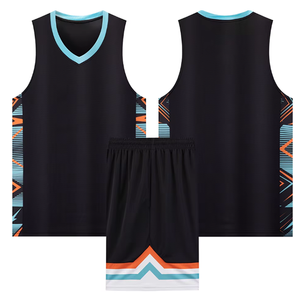 Uniforme de basket-ball personnalisé de haute qualité – Maillot et short d'équipe sublimés 100 % polyester - Product Image 4