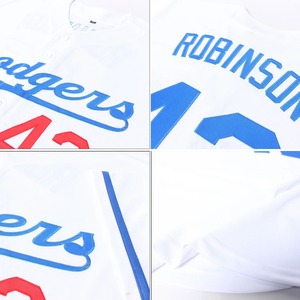 Anti-Bacterial Top Quality OMMiZ <b>women</b> Custom White Royal-Red Authentic Baseball Jersey - Product Image 5