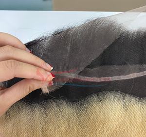 Oferta Especial: Cabello Humano Virgen Vietnamita Natural Liso HD con Encaje Suizo FRONTAL 13x6, Fabricación de Alta Calidad - Product Image 5