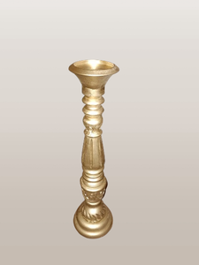 Porte-bougie rond en bois antique sculpté à la main pour la décoration de la maison, Noël, personnalisé - Product Image 5