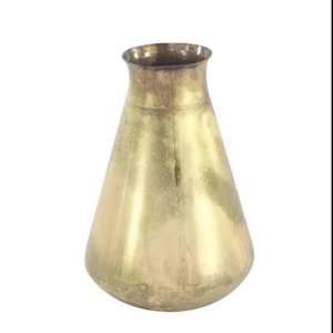 Offre Exceptionnelle : Vase à Fleurs Coquillage en Métal pour Décoration de Table de Salon et de Salle de Réception - Product Image 1