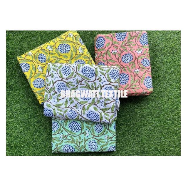 Export Quality Textile Raw Material 100 % Cotton Fabric for Women Dress From Indian Manufacturer and Low Price