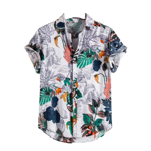 เสื้อเชิ้ตผู้ชาย OEM แฟชั่นไล่เฉดสี ทรงเข้ารูป สไตล์ลำลอง ลายสก็อต ผ้าฝ้าย 100% กันยับ กันเป็นขุย กันหด ระบายอากาศได้ดี แห้งเร็ว - Product Image 6