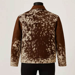 Chaqueta de Cuero Vacuno de Primera Calidad con Logotipo Personalizado, Nuevo Diseño, de los Mejores Fabricantes, Chaqueta de Invierno de Cuero Vacuno de Moda - Product Image 2