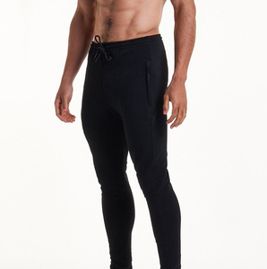 <b>Men's</b> Black Sweatpants Elastic Waist Drawstring Casual Fit Spandex Cotton Blend Breathable Knitted Fabric Spring Wear - Product Image 1