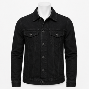 Men <b>Lightweight</b> Denim <b>Jacket</b> Offers Breathable Comfort Easy Layering And Modern Styling For Spring Travel And <b>Casual</b> Activities - Product Image 1