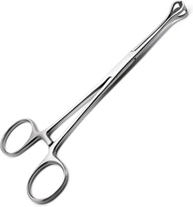 Pince Babcock manuelle professionnelle de 5 pouces, instrument chirurgical de préhension des tissus non traumatique, en acier inoxydable allemand Ariston - Product Image 1
