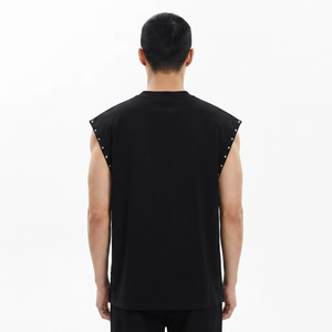 Débardeur imprimé personnalisé en jersey 100 % coton, style vintage, sans manches, unisexe, pour l'été, vente en gros OEM, mode - Product Image 3