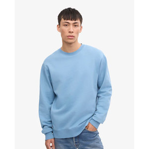 เสื้อสเวตเชิ้ตผ้าฝ้ายเฟรนช์เทอร์รี่ 100% ทรงหลวม สไตล์ลำลอง สีพื้น แขนยาว เหมาะสำหรับฤดูหนาว - Product Image 3