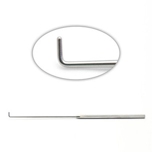 Crile Single Hook Mirror And Satin Finish Overall Length 12.5in 31.8cm Surgical Instrument ZETOMEDPRO - Product Image 2