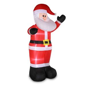 Babbo Natale Gonfiabile con Luci a 4 Stringhe, 2,4 Metri, per Decorazioni Esterne da Giardino - Product Image 6