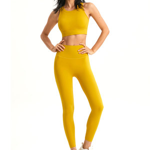 Conjunto de Yoga Personalizado de Nueva Llegada para Mujer, al Mejor Precio, Bajo MOQ, Material Sólido - Product Image 1