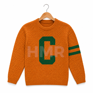 เสื้อคาร์ดิแกนถักสำหรับผู้หญิง HMR แฟชั่นเสื้อสเวตเตอร์ไซส์ใหญ่ แจ็คเก็ตสเวตเตอร์แขนยาวสำหรับผู้หญิง - Product Image 5
