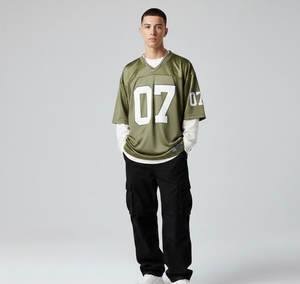 Uniforme de Fútbol Personalizado para Hombre, Camiseta Deportiva de Malla Transpirable con Nombre, Número e Identidad de Equipo Sublimados - Product Image 6