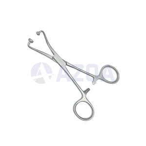 High Quality 4 Inch Backhaus Towel Clamp German <b>Steel</b> <b>Ball</b> Socket Jaws Ratchet Lock Surgical Forceps Manual OEM Wholesale - Product Image 2