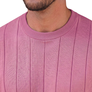 <b>Men's</b> O-Neck Short Sleeve Casual Shirt Spandex/Polyester Knit Breathable Quick Dry <b>Stretchy</b> Lightweight Regular Fit Summer Wear - Product Image 3