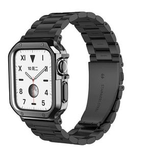 Cinturini per orologio intelligente in acciaio inossidabile per Apple IWatch 8 7 6 5 4 3 2 SE dimensioni 38/41/40/42/44/45mm - Product Image 1