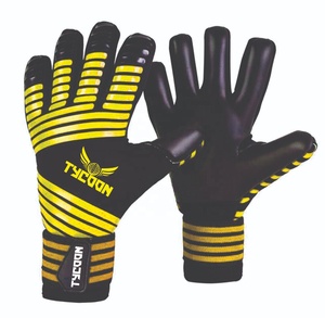 Gants de gardien de but de football de haute qualité, protection des doigts, quantité minimale de commande, paume professionnelle de football et dos de main en PU souple - Product Image 3