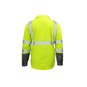 Vêtements de travail d'hiver haute visibilité, gilet de sécurité réfléchissant respirant, imperméable, avec logo personnalisé, vêtements de sécurité industrielle - Product Image 3