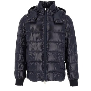 Premium Eco-Friendly Windproof Hooded Puffer <b>Jacket</b> for Men Waterproof Breathable Winter Coat Front Pocket High Quality - Product Image 1