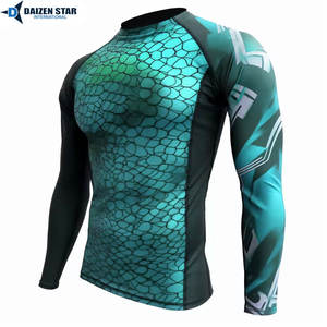 UPF 50+ Breathable Long Sleeve Rash Guard <b>Swim</b> Surf <b>Top</b> Quick Dry Lightweight for <b>Men</b> - Product Image 6