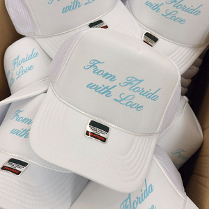 Custom Screen Print Logo Trucker Hat 5 Panel <b>Camo</b> Foam Snapback Dad <b>Cap</b> Print Your Own Logo - Product Image 2
