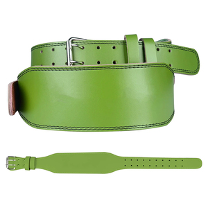 Ceinture de musculation en cuir véritable pour homme et femme, service OEM, soutien du dos, entraînement de musculation. - Product Image 2