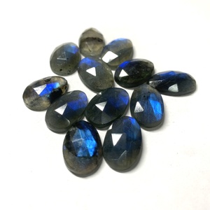 12x14mm/13x20mm haute qualité bleu Rose Labradorite naturel à facettes poire coeur coupe pierres précieuses en vrac fabrication de bijoux certificat IGI - Product Image 3
