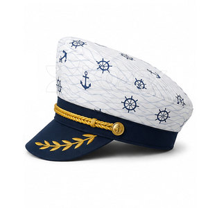 Sombrero de Marinero Ligero y Ajustable de Estilo Fresco, Color Blanco, para Disfraces, Fiestas, Eventos, Ceremonias y Escenarios - Product Image 2