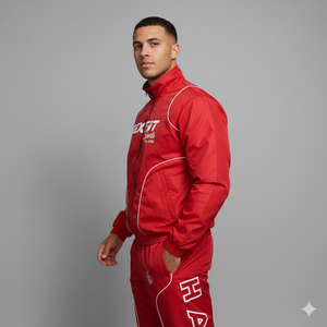 Chaqueta Cortavientos Reflectante de 3m y Pantalones de Nailon Rexfit Sports Best Edition OEM, Conjuntos Deportivos Cortavientos para Hombre - Product Image 6