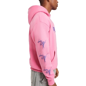 Sweat-shirt et sweat à capuche personnalisés de qualité supérieure avec logo personnalisé, impression en relief personnalisée, ventes chaudes, sweat à capuche d'hiver et de mode pour hommes - Product Image 5