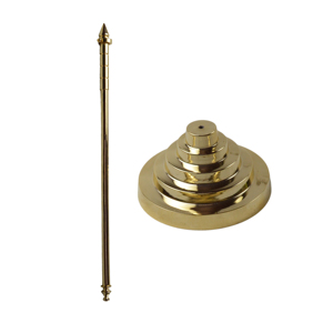 ขาตั้งธงดีไซน์เงางาม เหมาะสำหรับตกแต่งภาชนะบนโต๊ะอาหารและโต๊ะทำงาน ขาตั้งตกแต่งดีไซน์สวยงามพร้อมโครงสร้างโลหะแข็งแรง - Product Image 6