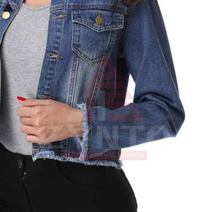 Chaquetas de Moda para Mujer, Nuevas, Última Moda, Venta Caliente, Chaqueta Vaquera Informal, Elegante y Clásica, Elástica, Chaqueta de Mezclilla para Mujer - Product Image 3
