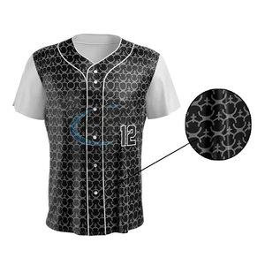 Uniforme de Béisbol Ligero y Transpirable de Poliéster para Hombre, Ropa Deportiva de Alto Rendimiento que Absorbe la Humedad, Corte Moderno, Personalizable para Equipos - Product Image 5