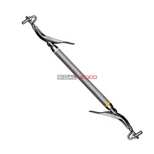 Instrumento de relleno dental de doble punta de 8 pulgadas (mediano/grande) de acero inoxidable alemán reutilizable para amalgama y composite restaurador - Product Image 3