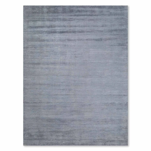Tapis en laine et polyester tissé à la main, tapis de sol contemporain de qualité supérieure, tapis texturé doux pour les intérieurs résidentiels - Product Image 3