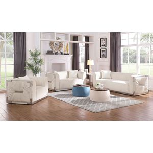 2-in-1 Round Ottoman Set <b>with</b> Storage Square Foot Rest Coffee <b>Table</b> for Living Room Bedroom Stylish <b>Stools</b> & Ottomans - Product Image 6