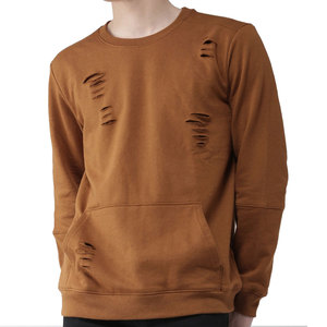 Wholesale Custom Logo Printed Cotton Blended Sweatshirts Loose Crew Neck Oversize <b>Pullover</b> <b>Men</b> Sweatshirt - Product Image 1