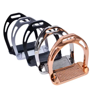 บิตม้าแบบอังกฤษ Best Western Flexi Stirrups ทำจากเหล็กกล้าไร้สนิม น้ำหนักเบา ปรับแต่งสีและขนาดได้ตามต้องการ - Product Image 2