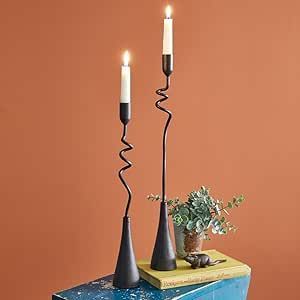 Industrial Iron Candle Holder Elegant Decorative Accessory For Contemporary Homes Wedding <b>Tables</b> And Stylish Interior Decoration - Product Image 3