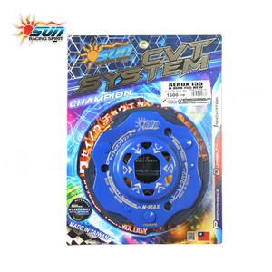 SUN Racing Taiwan NMAX155/AEROX155 Embrayage en acier NOUVEAU Trottinette Haute Performance BLUE Durable à Démarrage Fluide 1500 tr/min - Product Image 6