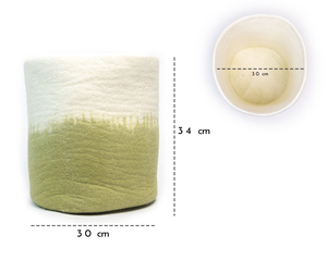 Handmade Wool Felt Storage <b>Basket</b> Toy Storage Bin Nursery Storage Box Laundry <b>Basket</b> <b>Plant</b> Pot Cover Organizer Home Decor - Product Image 6