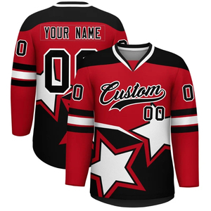 Jersey de Hockey Blanco Personalizado, Uniforme de Equipo de Hockey sobre Hielo con Impresión por Sublimación, Servicio de Fabricación OEM - Product Image 6