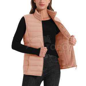 Chaleco para Mujer, Corte Ajustado, Fabricación Profesional, Ropa Casual, Chaleco Grueso para Exteriores con Logotipo Personalizado - Product Image 2