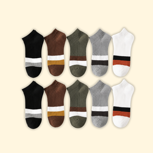 High Quality Sport Ankle <b>Socks</b> Knitted Cuff Athletic Mesh Fashionable Low Cut <b>Breathable</b> Men's <b>Socks</b> for Summer Running - Product Image 1