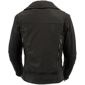 Chaqueta de Motociclista Clásica de Cuero Premium para Mujer, Estilo MC, SAMROZ SPORTS - Product Image 4