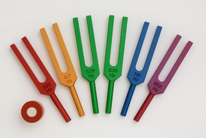 Ensemble de diapasons colorés 396 417 528 639 741 852 Hz, outils manuels de thérapie sonore - Product Image 5
