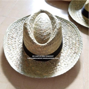 Sombrero de Vaquero de Paja Flexible con Bordado a Mano - Unisex para Adultos - CARYLN - Product Image 6
